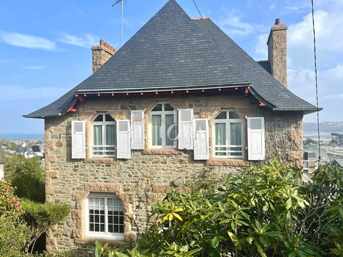 achat vente Villa Balnéaire a vendre   Perros-Guirec , au calme, vue mer panoramique CÔTES D'ARMOR BRETAGNE