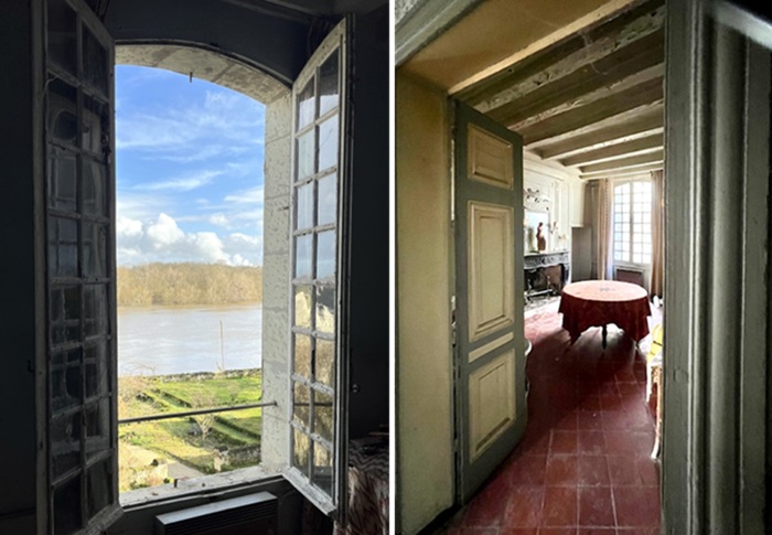 achat vente Partie d'Hôtel Particulier a vendre  à restaurer , dépendances, puits Candes-Saint-Martin , Plus Beaux Villages de France INDRE ET LOIRE CENTRE